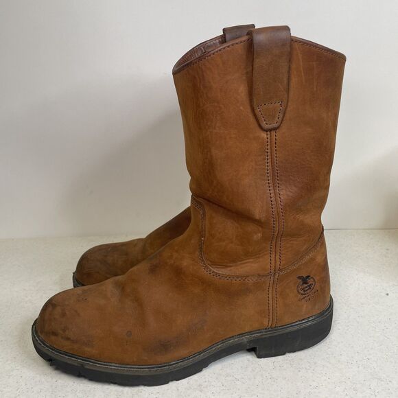 Georgia Boot Wellington Steel Toe Work Boots - Picture 4 of 10